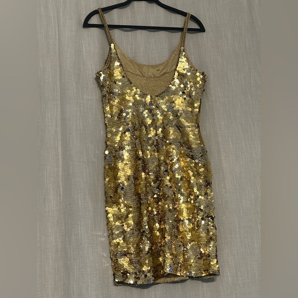 Vintage A.J. Bari for Lord & Taylor Sequin Cocktail Dress - Picture 7 of 9